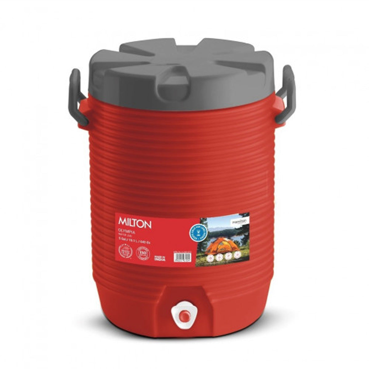 Milton Kool Olympia Water Jug 19L Red - Al Masam Stationery LLC Main image