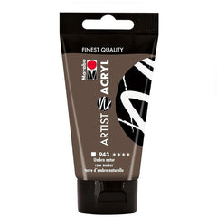 Marabu Artist Acryl, 943 Raw Umber, 75 Ml - Al Masam Stationery LLC