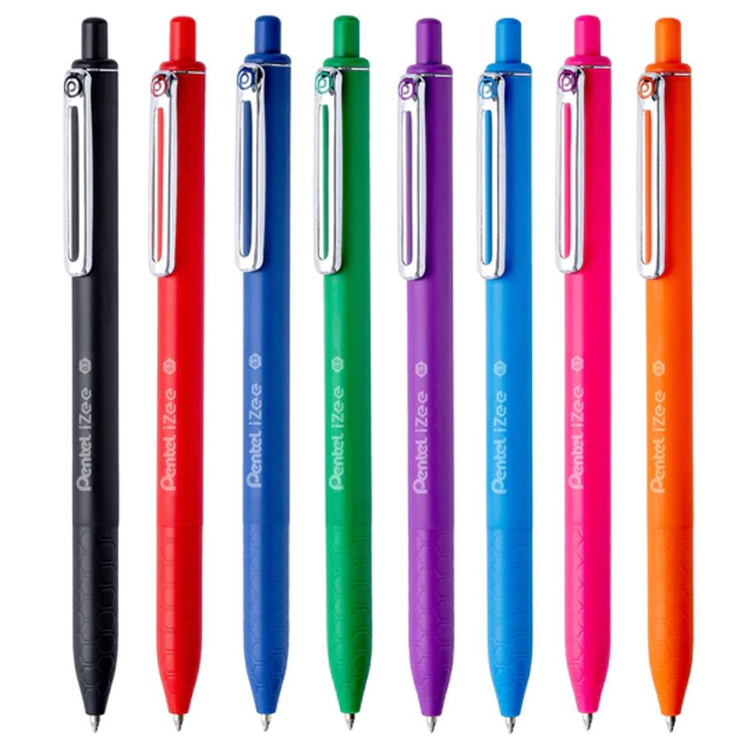 Pentel BX470-C Izee Med Retractable Ball Point Pen 0.1mm Blue - Al Masam Stationery LLC