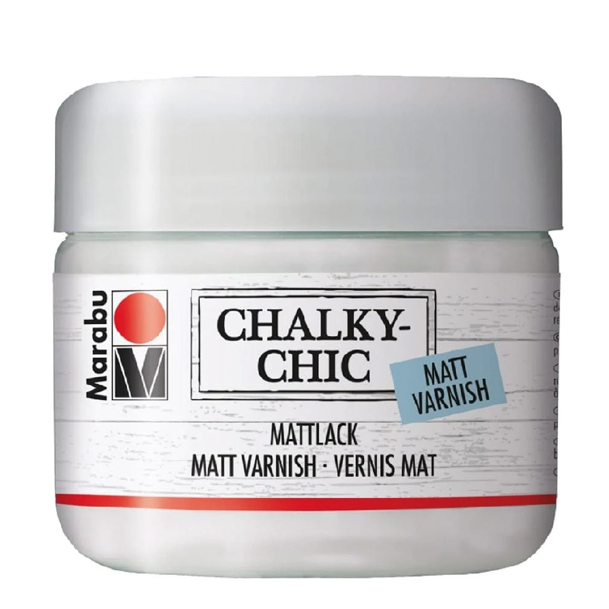 Marabu Chalky-Chic Matt Varnish 850, 225 Ml - Al Masam Stationery LLC