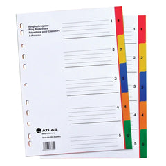 Atlas 1-5 PP Col A - Z Divider Multicolor - Al Masam Stationery LLC