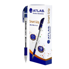 Atlas Smart Grip Ball Pen Blue 1mm - Al Masam Stationery LLC