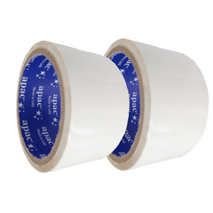 Apac Packaging Tape White 2 inch x 50 yards| 36 rolls per carton