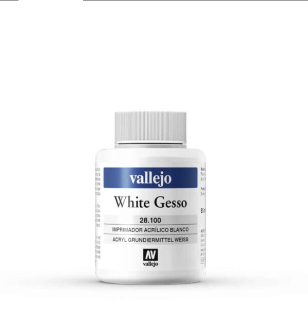 VALLEJO WHITE GESSO 100-85ML. - Al Masam Stationery LLC