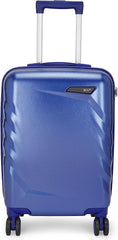 VIP Scott Cabin Hard Luggage 8 Wheels Travel Suitcase 22x38x55cm Blue - Al Masam Stationery LLC