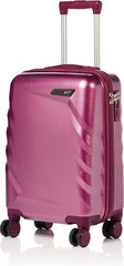 VIP Scott Cabin Hard Luggage 8 Wheels Travel Suitcase 22x38x55cm Berry - Al Masam Stationery LLC