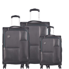 VIP  Cardinal 8 Wheel Travel Suitcase 28x39x58cm Black - Al Masam Stationery LLC