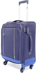 VIP Polyester Soft 57 Cms Luggage Suitcase 28x38x58cm Blue - Al Masam Stationery LLC