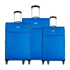 VIP Tivoli 4 Wheel Soft Trolley 58+69+80 3 Pcs Set Cobalt - Al Masam Stationery LLC