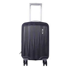 VIP Zapper Plus Cabin Hard Luggage 8 Wheels Travel Bag 23x35x55cm Black - Al Masam Stationery LLC