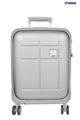 VIP Zorro Pro Laptop Strolly Cabin Luggage 24x38x55cm Silver - Al Masam Stationery LLC