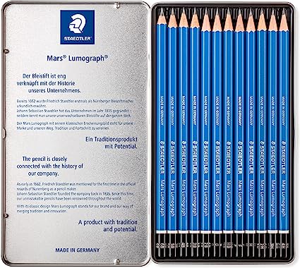 Staedtler Mars Lumograph Pencil 100-12B - Al Masam Stationery LLC