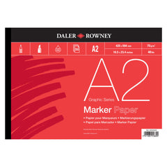 Daler Rowney Graphic Series Marker Pad 50sht 70gsm A2 - Al Masam Stationery LLC