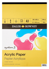 Daler Rowney System 3 Acrylic Pad A3