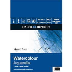 Daler Rowney Aquafine Watercolour Paper Pad Not Surface A3