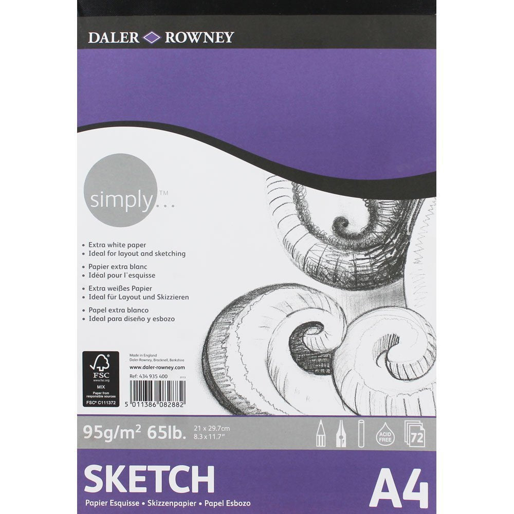 Daler Rowney Sketch Pad A4 - Al Masam Stationery LLC