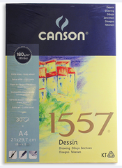 CANSON 1557 DRAWING PAD A4 180 GSM 30 SHEETS