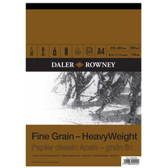 Daler Rowney Sketching Fine Grain Heavyweight Pad A4