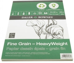 Daler Rowney Eco Paper Heavyweight Pad Fine Grain A4