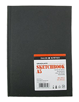 Daler Rowney Hardback Sketchbook Graduate Portrait A5 - Al Masam Stationery LLC
