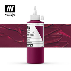 Vallejo Acrylic Studio 23: 200 Ml. Magenta