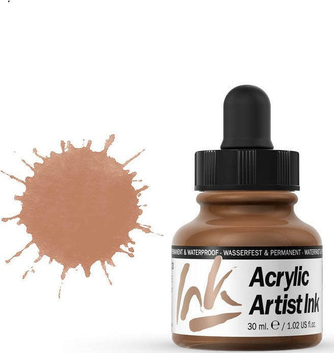 VALLEJO ACRYLIC ARTIST INK 30ML. COPPER - Al Masam Stationery LLC Main image
