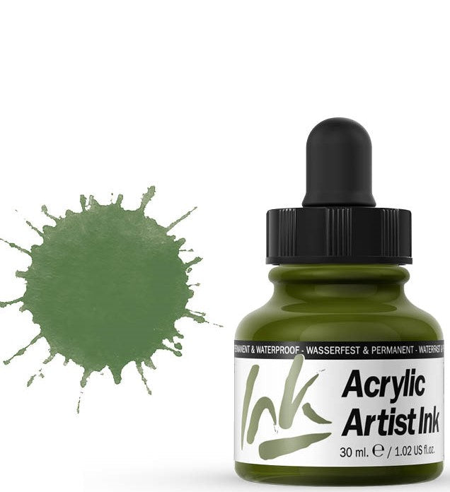 Vallejo Acrylic Artist Ink 30ml. Green Main image