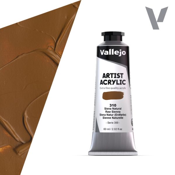 VALLEJO ACRYLIC ARTIST 310: 60 ML. RAW SIENNA - Al Masam Stationery LLC