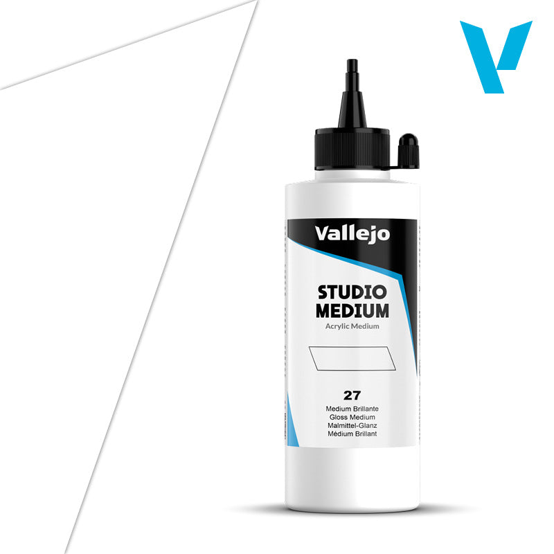 VALLEJO ACRYLIC STUDIO 27: 200 ML. PRIMAL (ACRYLIC POLYMER) - Al Masam Stationery LLC Main image