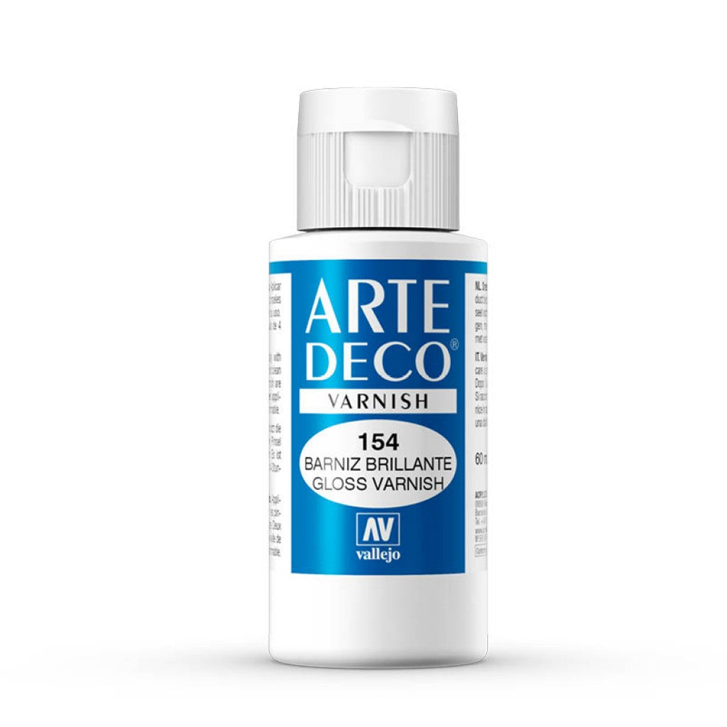 VALLEJO ART DECO 154-60ML. GLOSS VARNISH - Al Masam Stationery LLC Main image