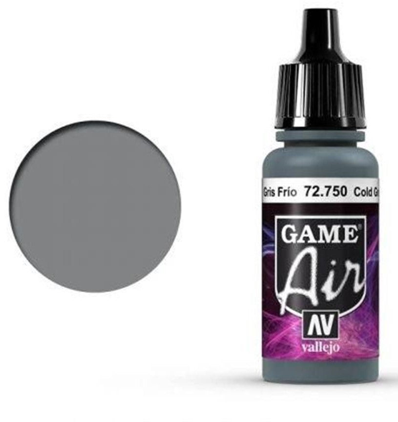 Vallejo GAME AIR 750-17ML. COLD GREY - Al Masam Stationery LLC Main image
