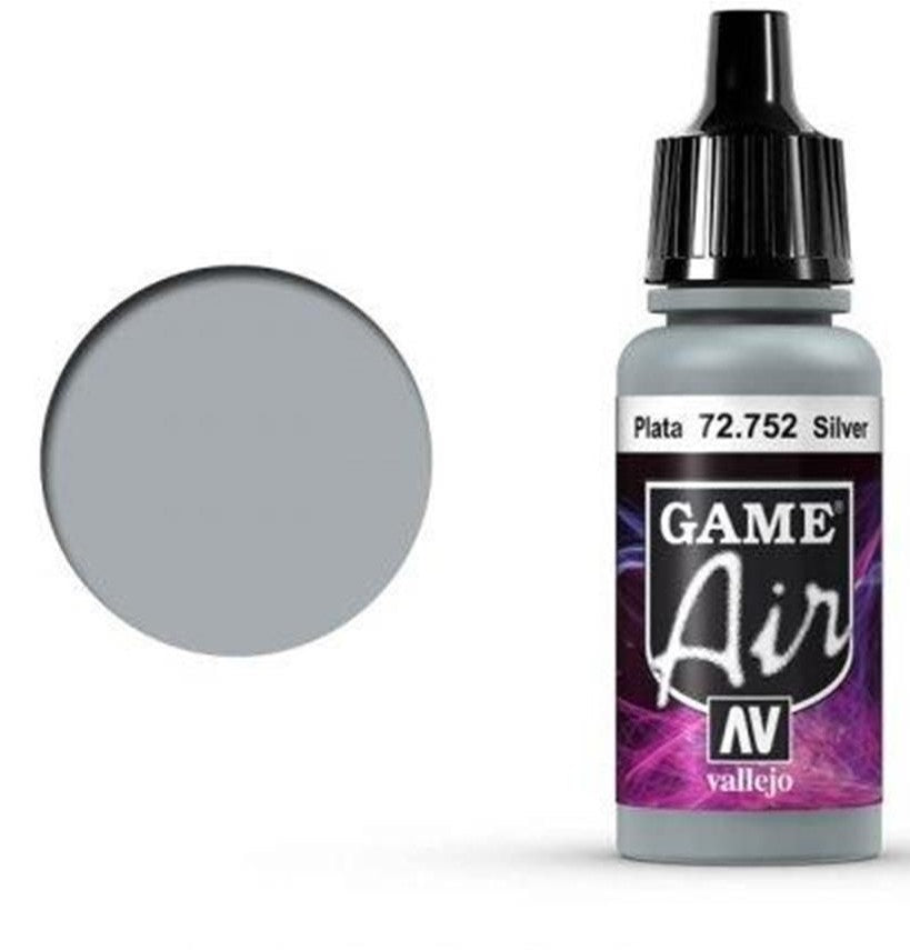 Vallejo GAME AIR 752-17ML. SILVER - Al Masam Stationery LLC Main image