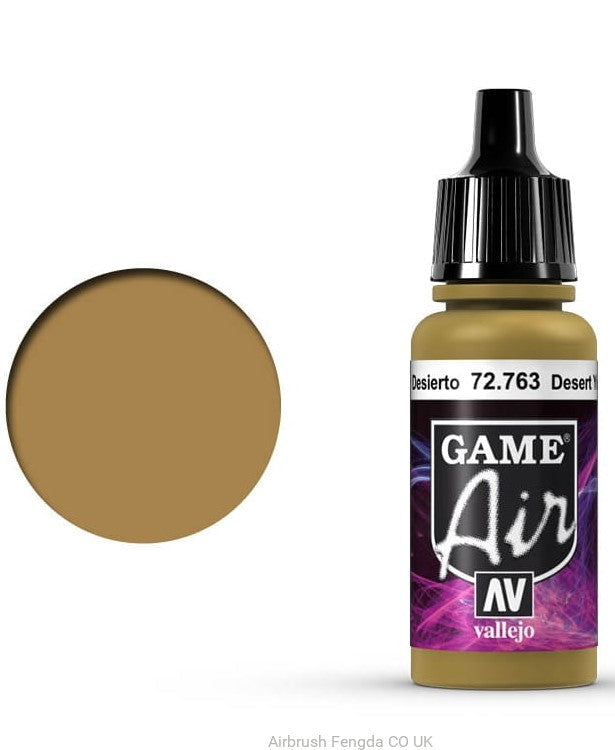 Vallejo GAME AIR 763-17ML. DESERT YELLOW - Al Masam Stationery LLC