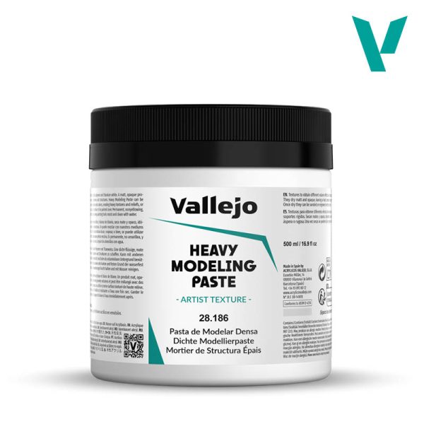 VALLEJO HEAVY MODELLING PASTE 186 500ML - Al Masam Stationery LLC Main image