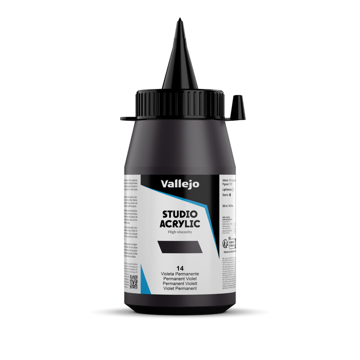 VALLEJO STUDIO 14-500ML. PERMANENT VIOLET - Al Masam Stationery LLC