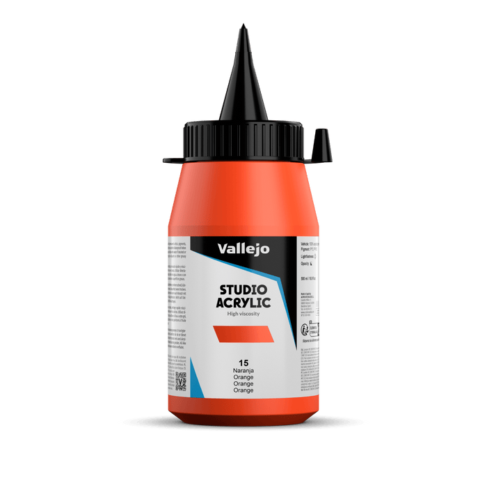 VALLEJO STUDIO 15-500ML. ORANGE - Al Masam Stationery LLC