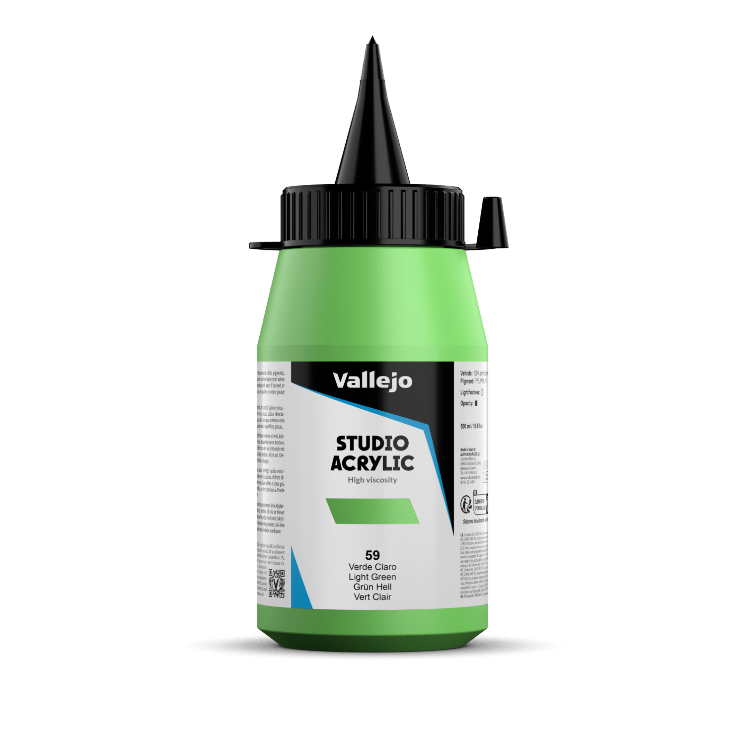 VALLEJO STUDIO 59-500ML. GREEN LIGHTAMS28310 Main image