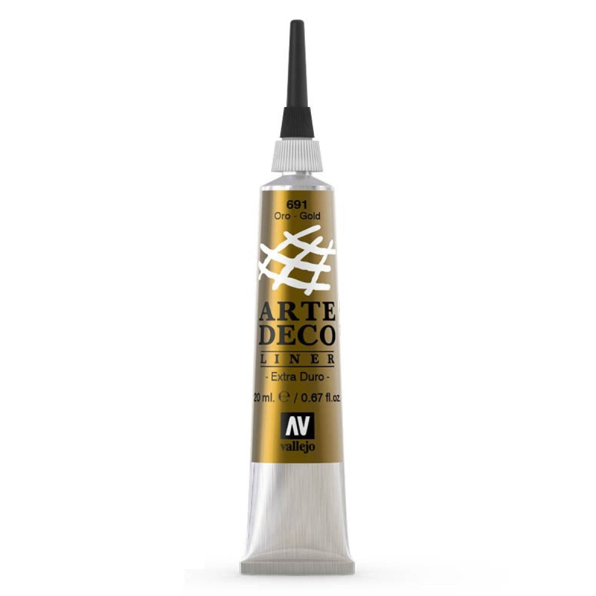 VALLEJO 691 ARTEDECO LINER/CONTOUR 20ML. GOLD - Al Masam Stationery LLC Main image