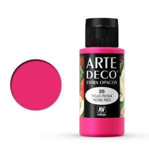VALLEJO ART DECO 035-60ML. ROSE RED - Al Masam Stationery LLC Main image