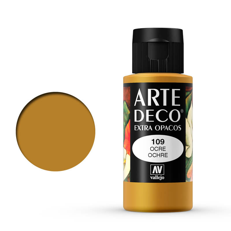 VALLEJO ART DECO 109-60ML. OCHRE - Al Masam Stationery LLC Main image