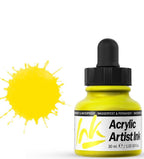 VALLEJO ACRYLIC ARTIST INK 30ML. PRIMARY YELLOW - Al Masam Stationery LLC