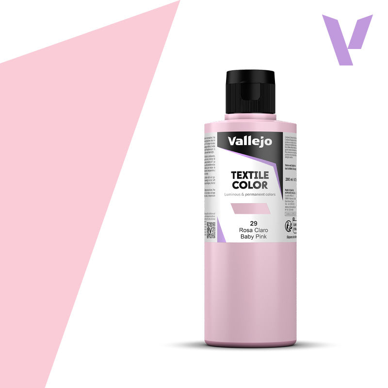 Vallejo - TEXTILE COLOR 29: 200 ML. BABY PINK - Al Masam Stationery LLC Main image