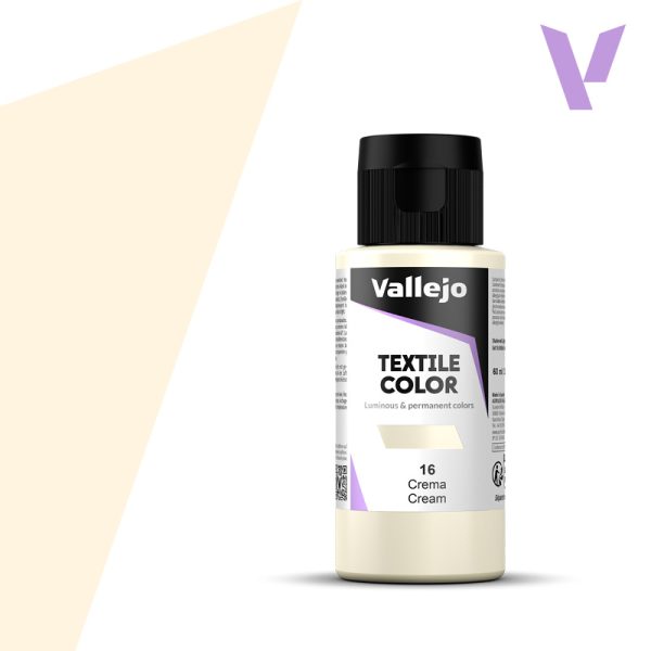 VALLEJO TEXTILE COLOR 16: 60 ML. CREAM - Al Masam Stationery LLC