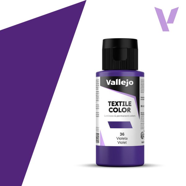 VALLEJO TEXTILE COLOR 36: 60 ML. VIOLET - Al Masam Stationery LLC
