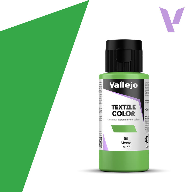 VALLEJO TEXTILE COLOR 55: 60 ML. MINT - Al Masam Stationery LLC