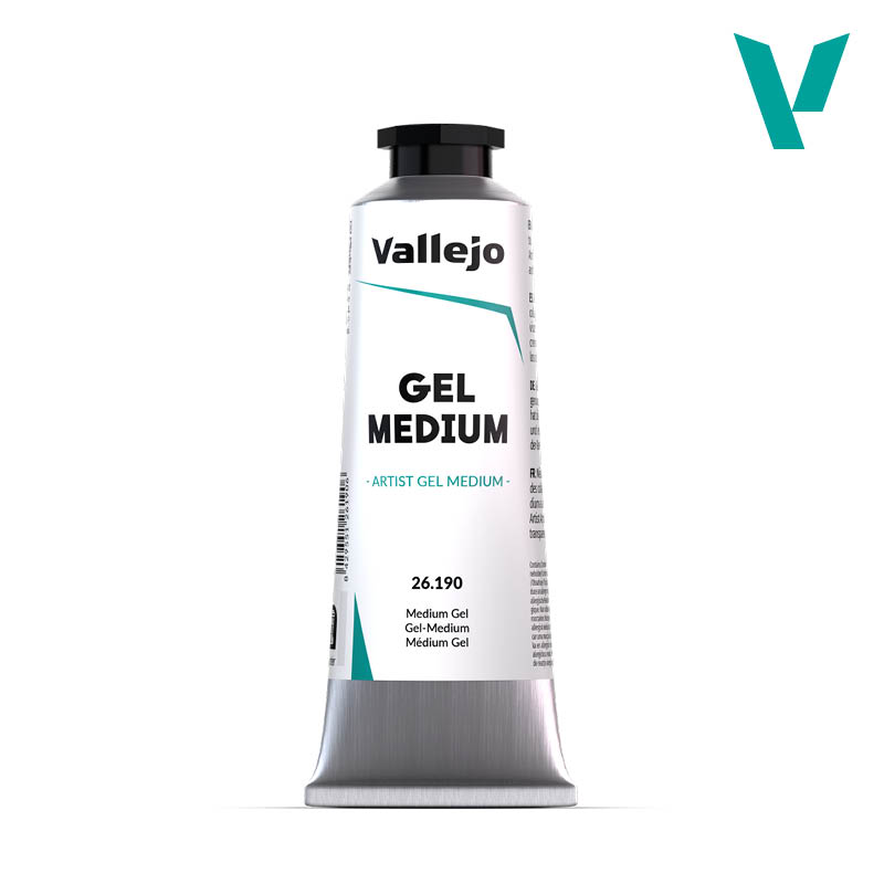 VALLEJO ACRYLIC GEL MEDIUM 190-60ML. TUBE - Al Masam Stationery LLC Main image