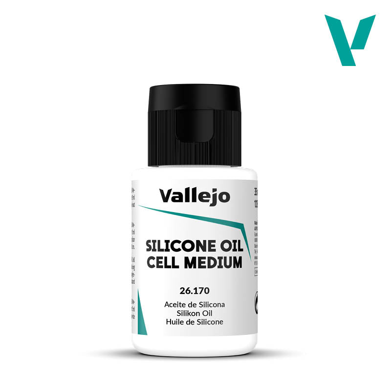VALLEJO SILICONE OIL CELL MEDIUM 35 ML. - Al Masam Stationery LLC