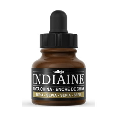 VALLEJO INDIA INK 323 -30ML. SEPIA - Al Masam Stationery LLC Main image