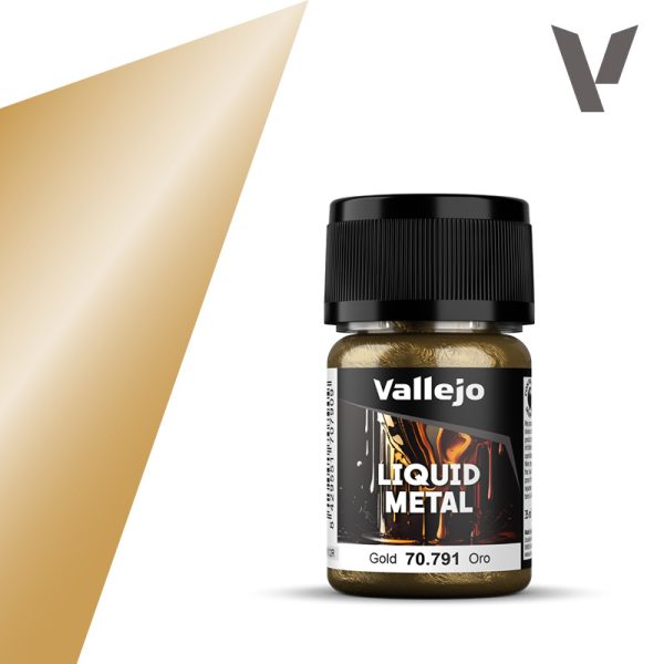 VALLEJO LIQUID GOLD 791-35ML. GOLD - Al Masam Stationery LLC