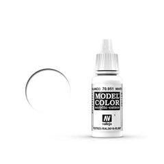 Vallejo 001:MODELCOLOR 951-17ML. WHITE - Al Masam Stationery LLC